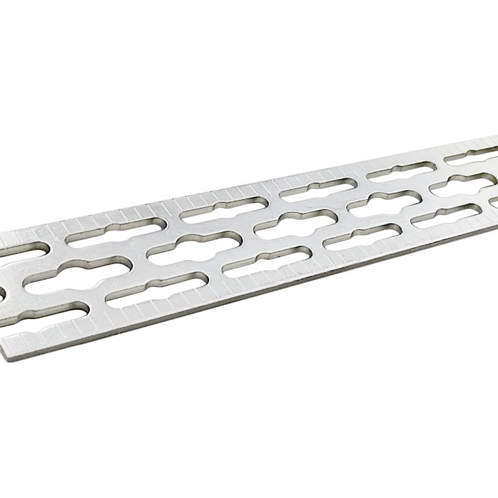 Изображение товара Монтажная шина Хоммет 2000x50x3 оцинкованная для крепежа