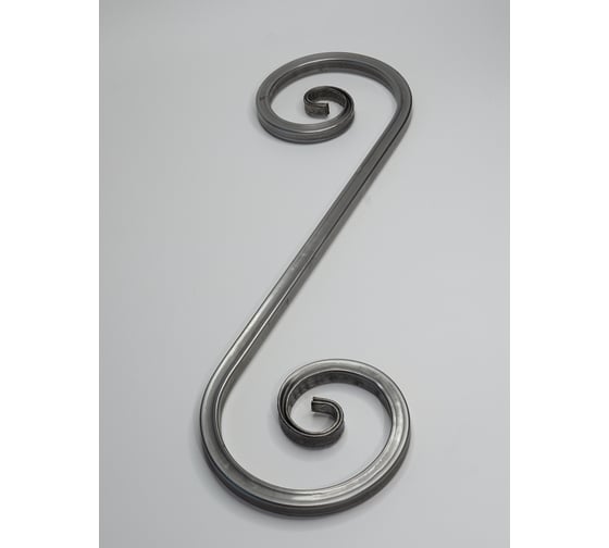 Изображение товара Кованый элемент ограждения ООО Лига из профильной трубы 15x15x1.2 мм, неокрашенный, тип 2 КИ2