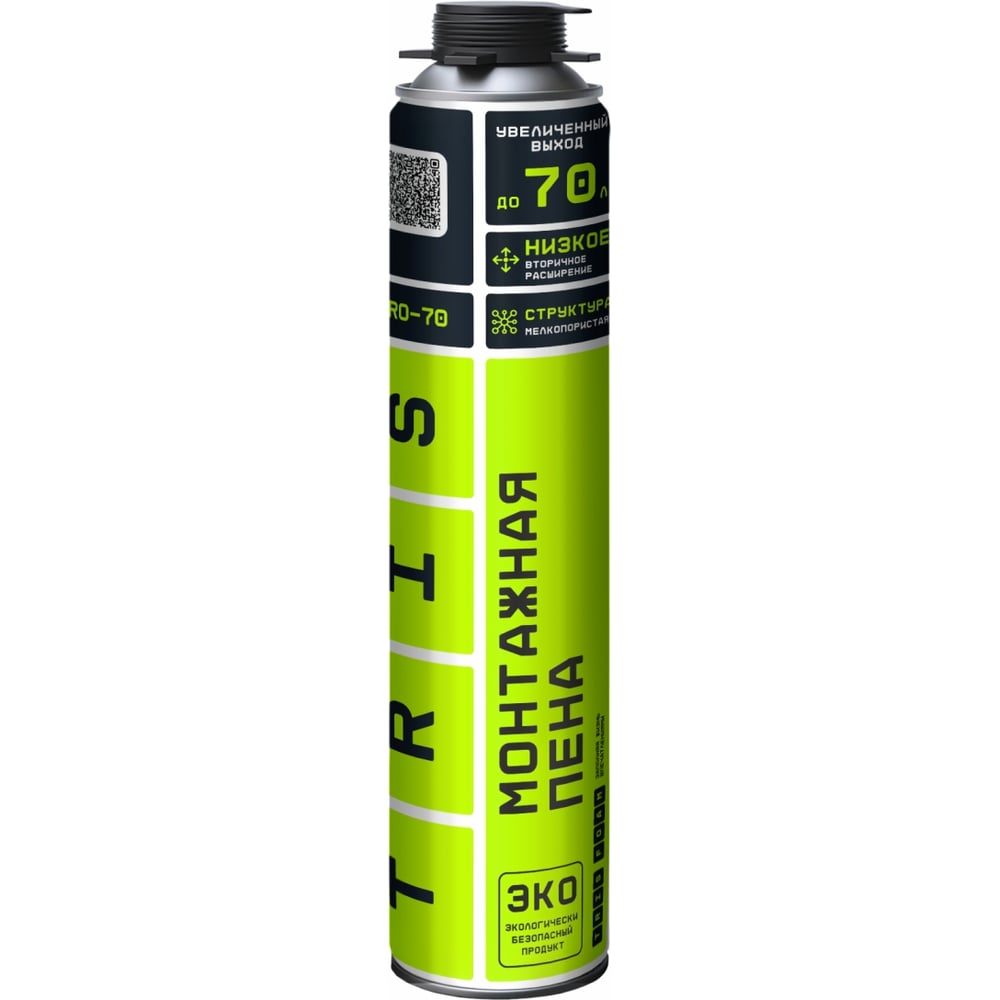 Изображение товара Комплект монтажной пены TriS PRO-70 12 шт всесезонные баллоны под пистолет