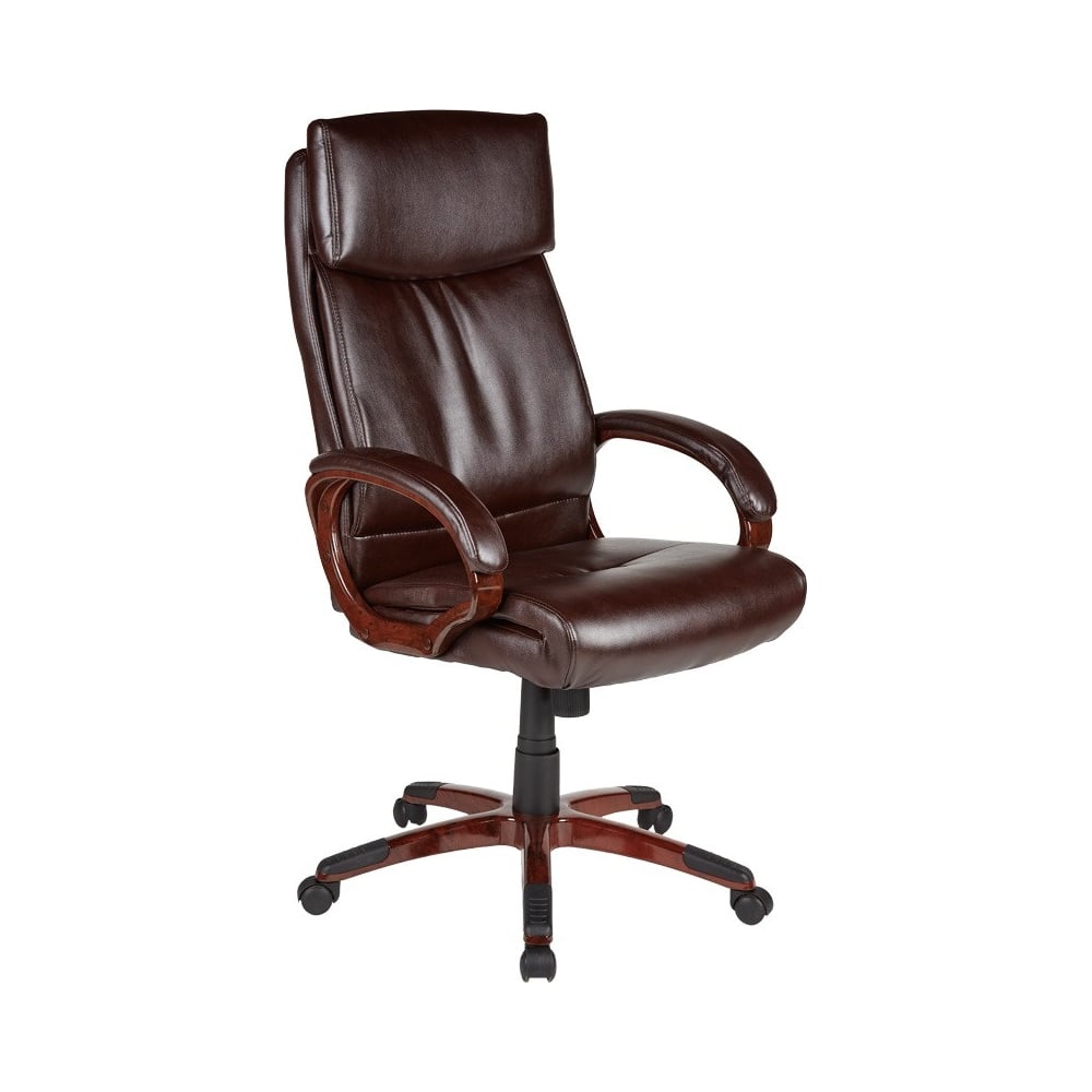 фото Кресло руководителя easy chair bndt echair-628 tr рециклированная кожа, коричневый 412366