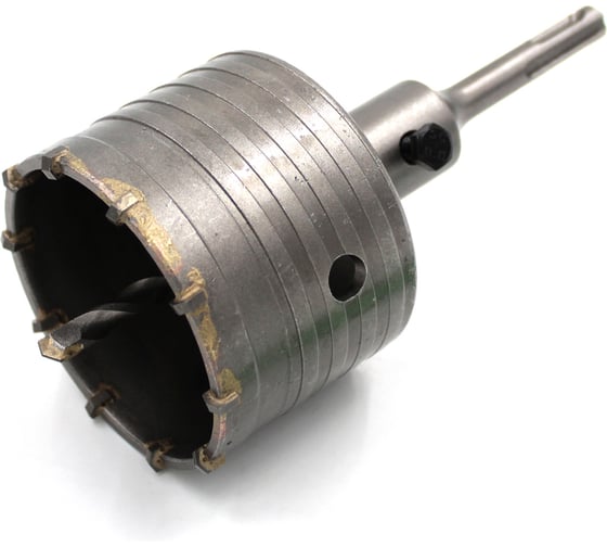 Изображение товара Сверло корончатое по бетону 80 мм, YG8C + переходник SDS-Plus 22х110 мм KUBIS 07-02-3801