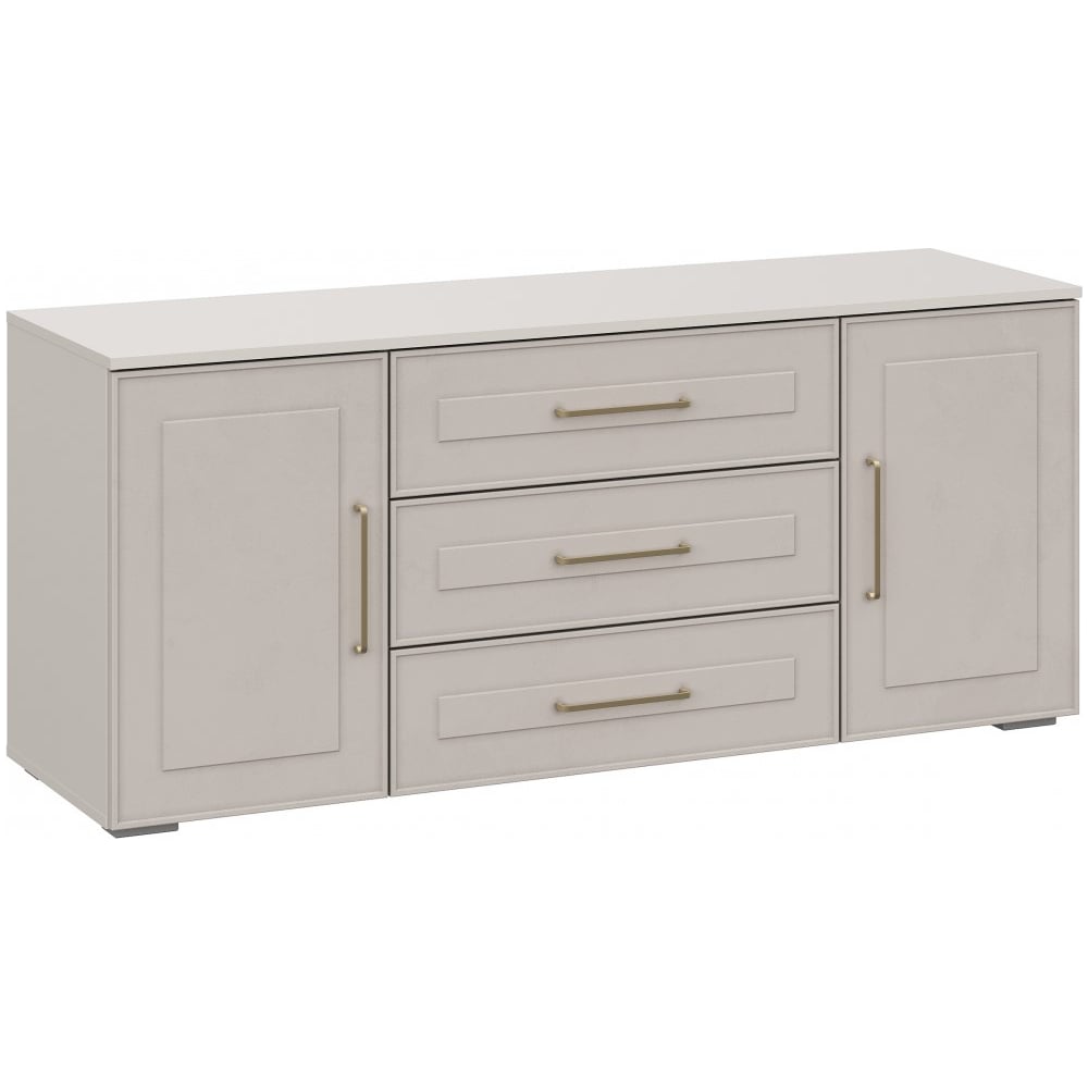 Изображение товара Комод Woodville Мотру ТБ-02 кашемир/шампань - стильный и функциональный предмет интерьера