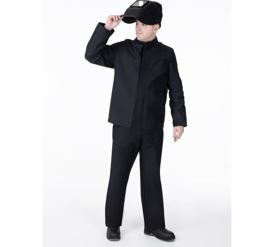 Изображение товара Костюм молескин мужской защитный огнестойкий: куртка, брюки р-р 52-54/158-164 см ГОСТ MILL 4660319472293