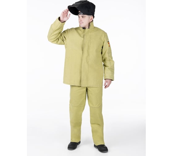 Изображение товара Костюм сварщика брезентовый с налокотниками и наколенниками 60-62 р/170-176 см MILL 4660319472194