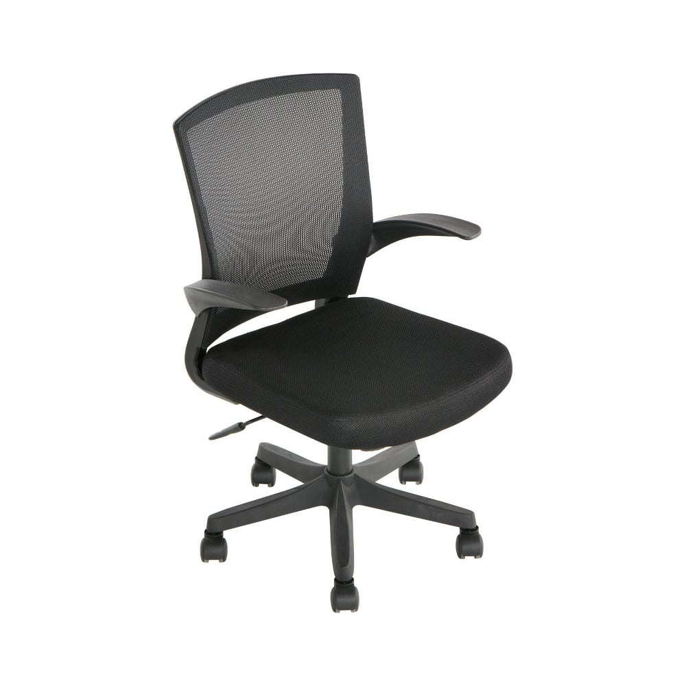 фото Кресло easy chair bncmechair-316 ttw net пластик черный, ткань черная/сетка черная 402451