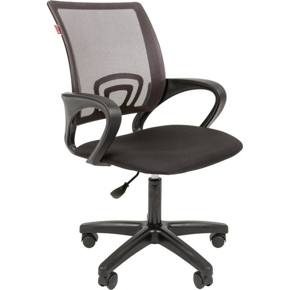 фото Кресло easy chair vtechair-304 lt tc net ткань черный/сетка серый, пластик 1125791