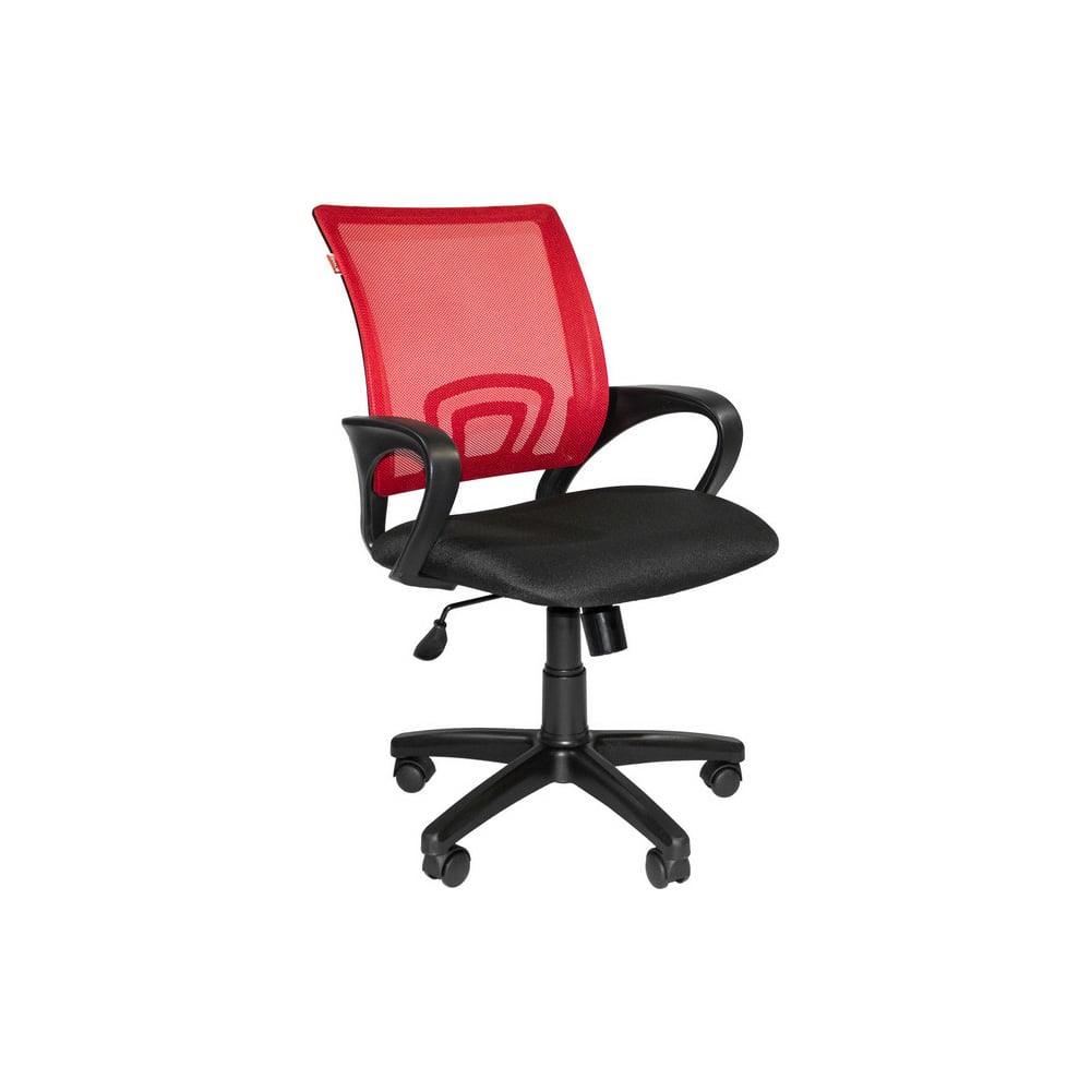 фото Кресло easy chair vtechair-304 ткань черный tw11/сетка красный, dw69 пластик 381457