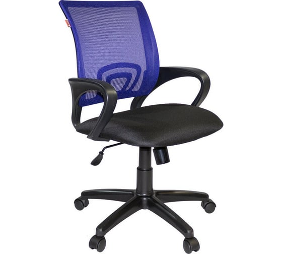 Изображение товара Кресло Easy Chair VTEChair-304 TC Net ткань черная/сетка синяя, пластик 329254