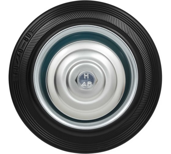 Изображение товара Колесо промышленное без кронштейна 160мм резина/сталь Gigant G-04-09-06