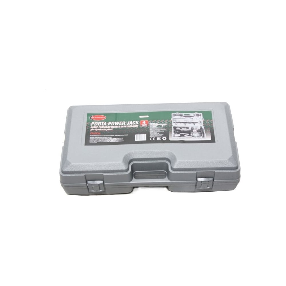 Изображение товара Гидравлический цилиндр прямого действия 4 т в комплекте с насосом, удлинителями ROCKFORCE RF-70402S