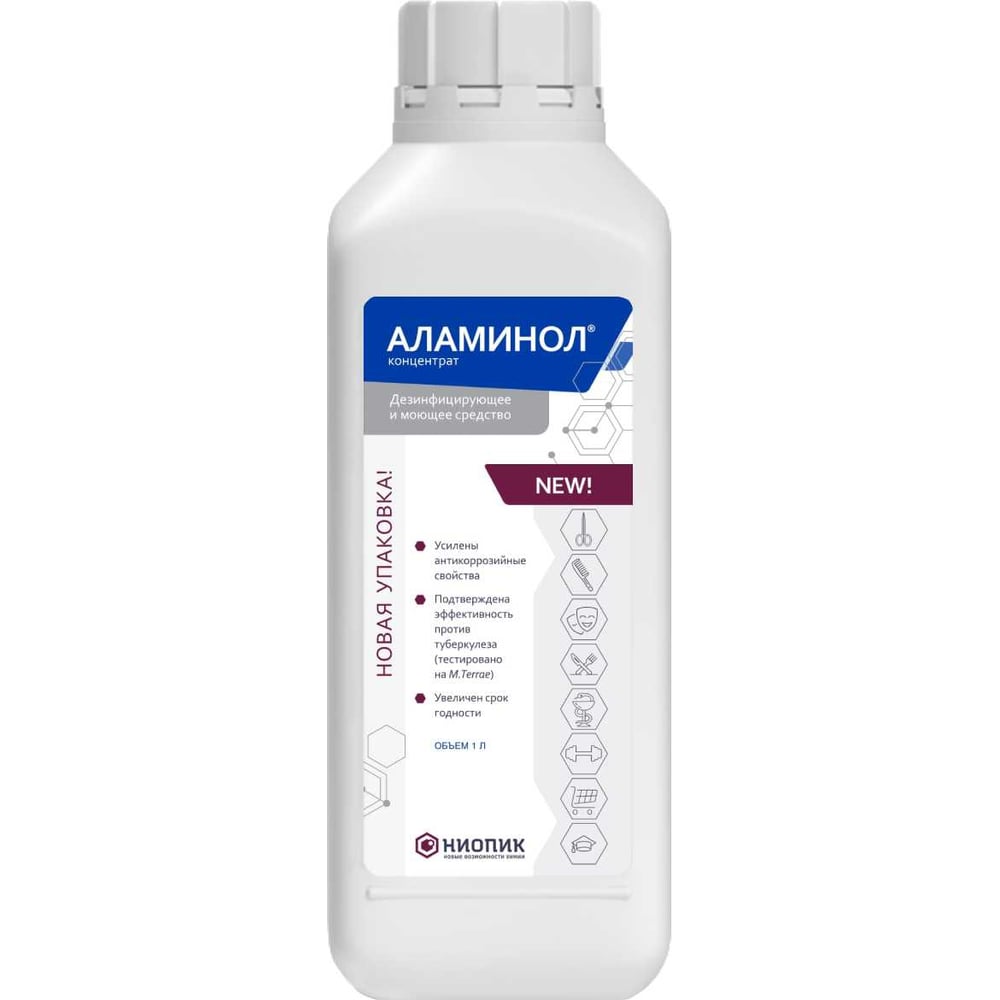 Изображение товара Дезинфицирующее средство Аламинол АО НИОПИК 1 л 100005