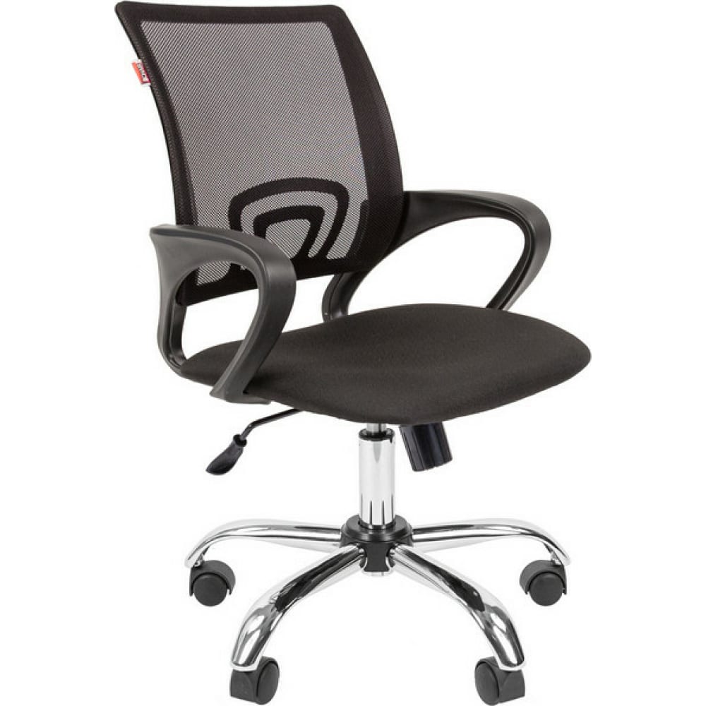 фото Кресло easy chair vtechair-304 tc net ткань черный/сетка черный, хром 940886