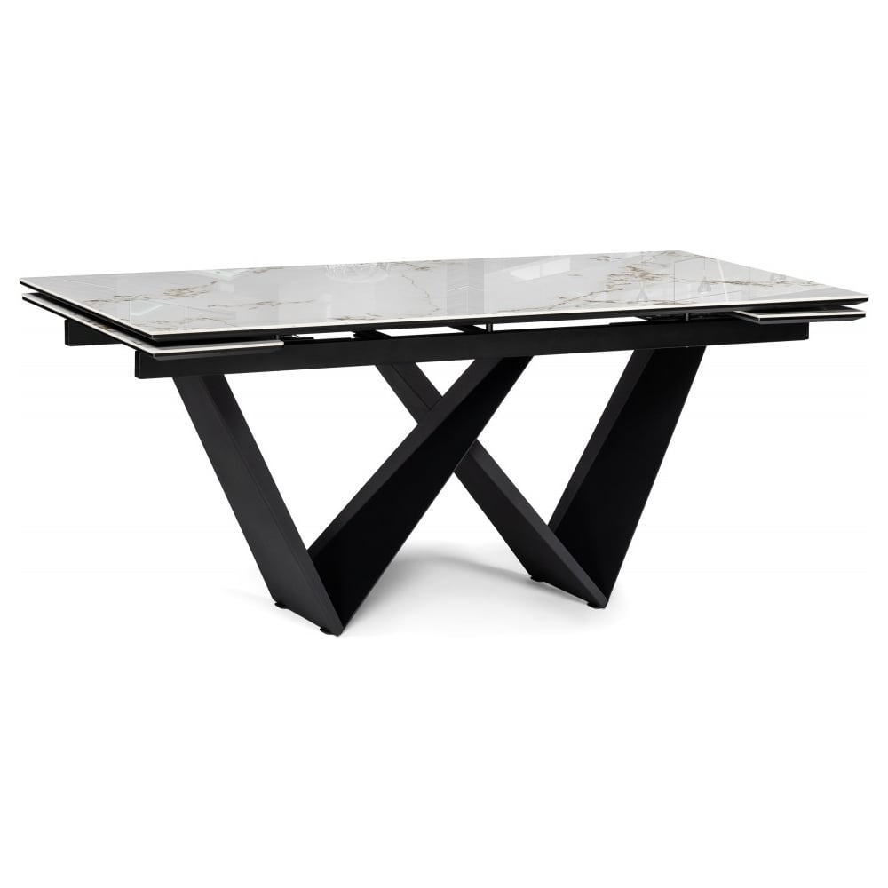 Изображение товара Керамический раздвижной стол Woodville Бор 180/240х90x78 pandorai черный