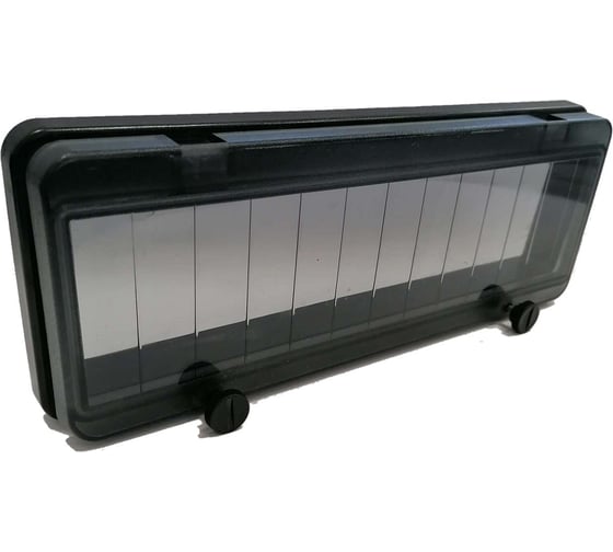 Изображение товара Шарнирное окно PCE на 12 модулей с дымчатым окном IP67 900612s-p