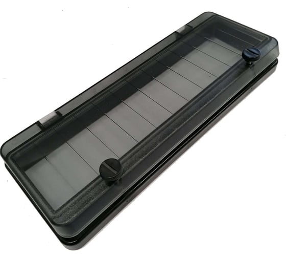 Изображение товара Шарнирное окно PCE на 10 модулей с дымчатым окном IP67 900610s-p