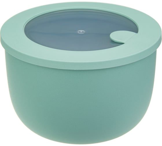 Изображение товара Миска герметичная IDEA НЕО 1,2 л, с клапаном для СВЧ, фисташковый, М 1325 Фисташковый