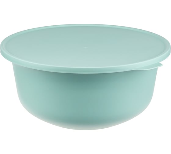 Изображение товара Миска IDEA ТЭСТИ 4,3 л, с крышкой, морская волна, М 1364 Морская волна