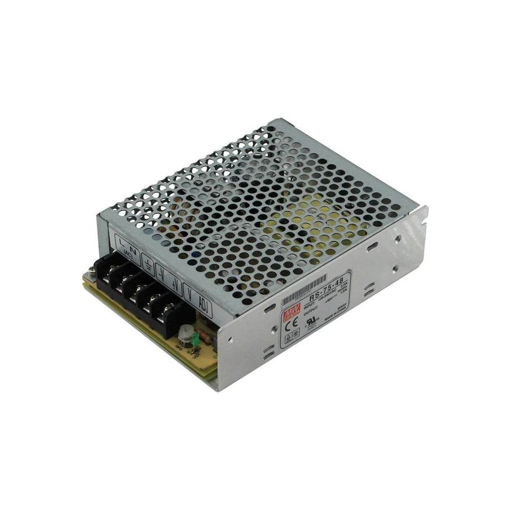 Изображение товара Источник питания Mean Well AC/DC RS-75-48 75Вт 42-54 В компактный блок