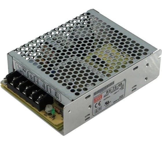 Изображение товара Источник питания AC/DC Mean Well RS-75-48 Т00170142