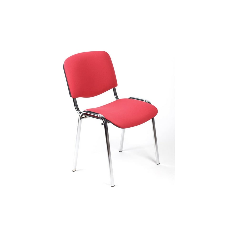 фото Стул easy chair zpupechair rioизо хром, ткань красная 550729