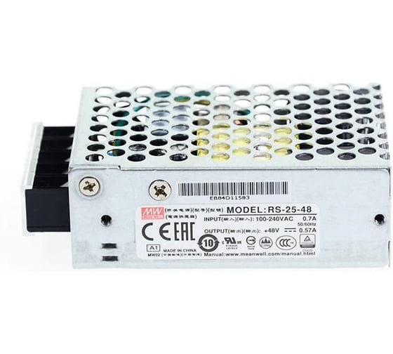 Изображение товара Источник питания AC/DC Mean Well RS-25-48 Т00170071