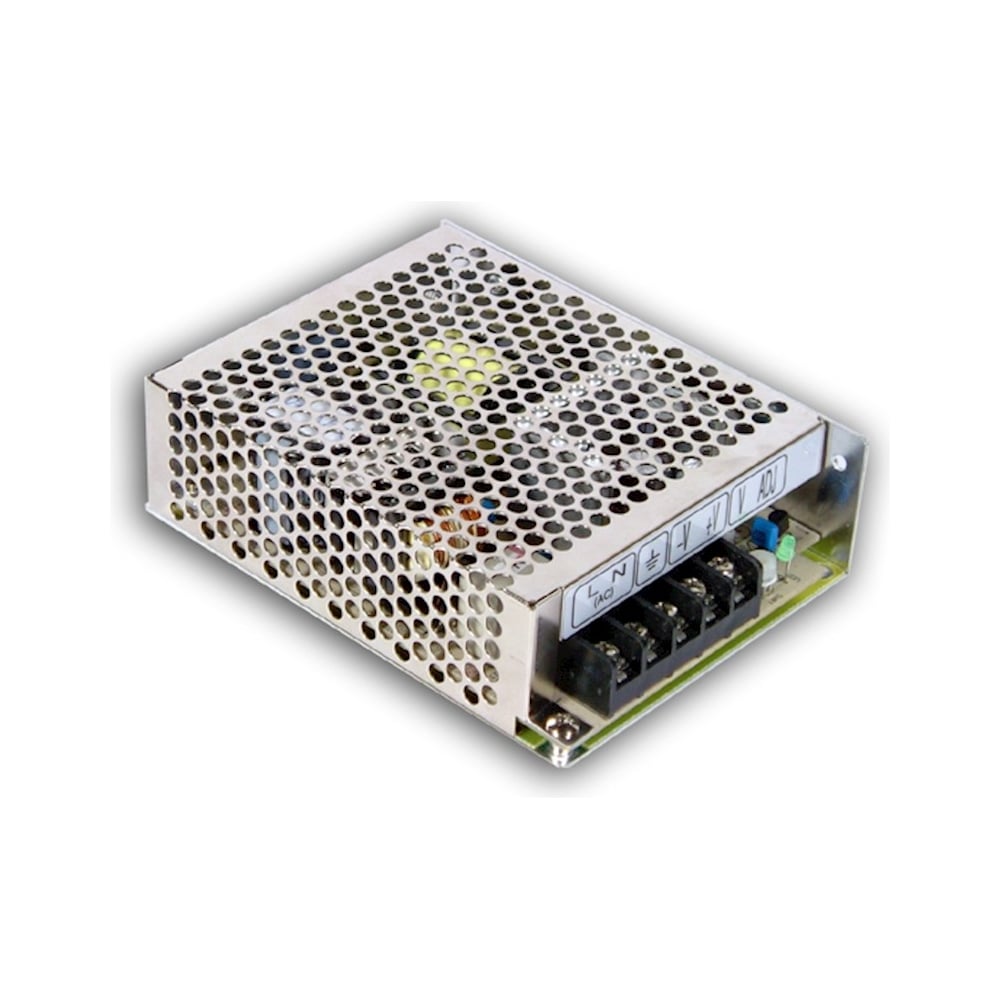 Изображение товара Источник питания AC/DC Mean Well RS-75-24 75Вт, регулировка 22-27.6 В, компактный