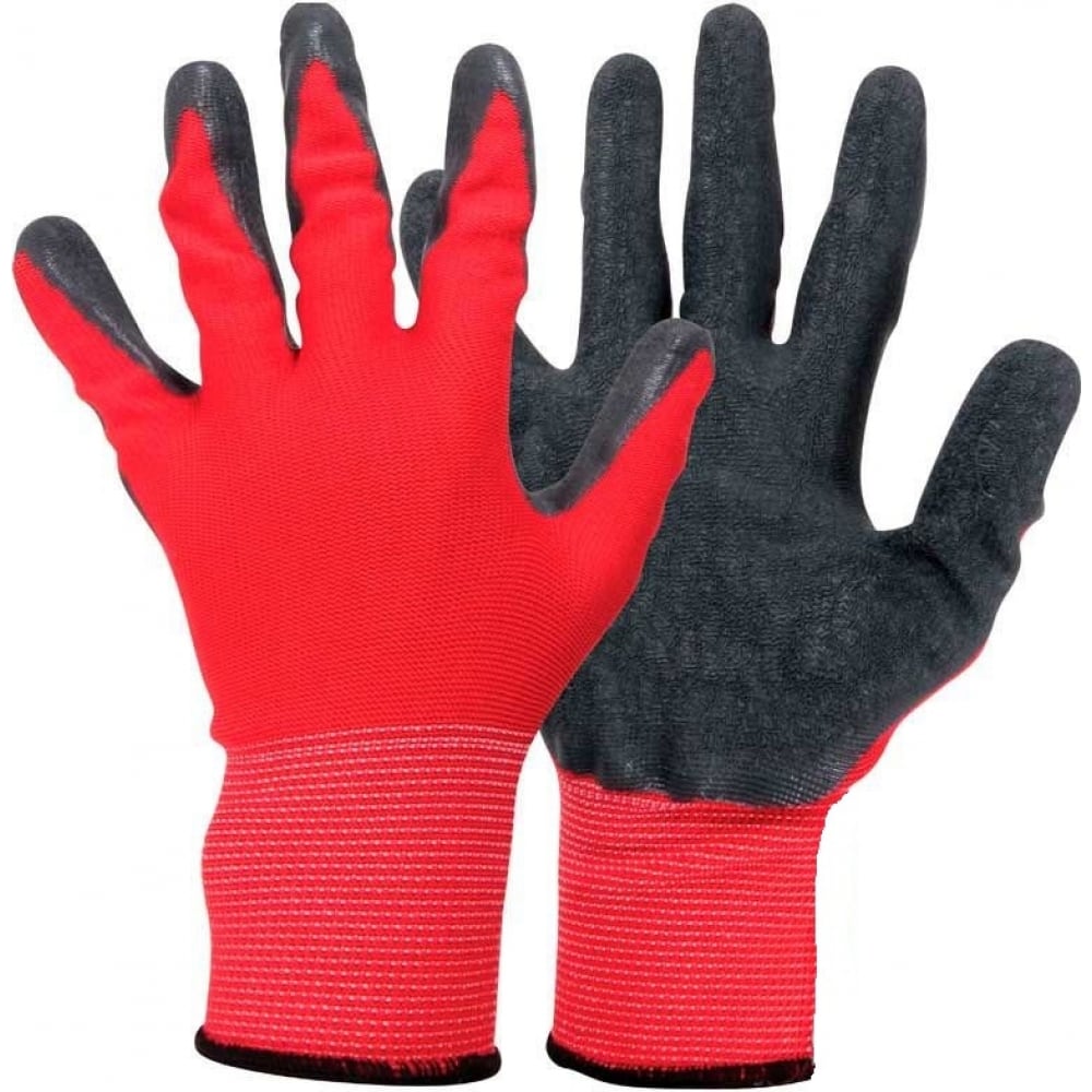 фото Хозяйственные перчатки park el-c3032, размер 10 xl, красный с серым 001059
