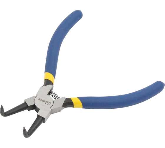 Изображение товара Щипцы для стопорных колец KUBIS изогнутые на сжатие 160 мм, C45, HRC 45-50 02-03-3519