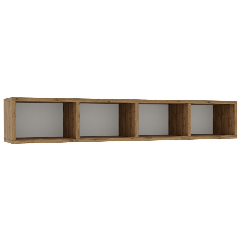 Изображение товара Полка Woodville Модена дуб вотан - стильная настенная полка