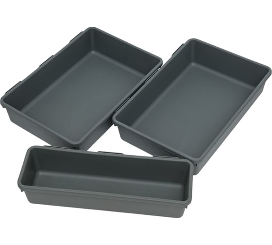 Изображение товара Лотки IDEA Набор №2 (Графитовый) М 1618 Графитовый