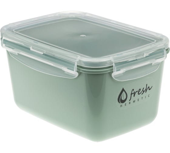 Изображение товара Емкость для продуктов IDEA ФРЕШ герметичная, 0,7 л, фисташковый, М 1421 Фисташковый