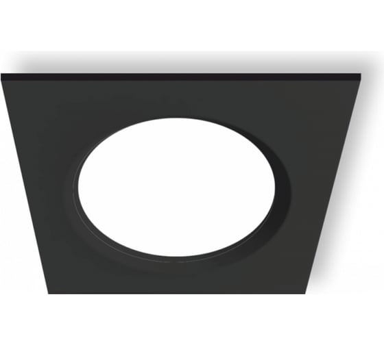 Изображение товара LED панель EKS PRACTIC квадрат чёрная, 18W, 4200К, 1420Лм, 165*135*50 мм, 0У-00002014