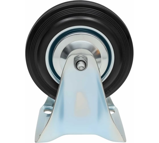 Изображение товара Колесо промышленное неповоротное с подшипником 160мм резина/сталь Gigant G-04-09-29