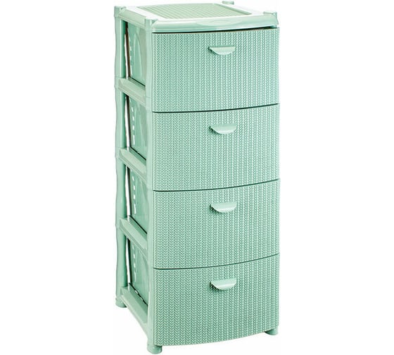 Изображение товара Комод IDEA ВЯЗАНИЕ (4 секции) Фисташковый М 2817 Фисташковый