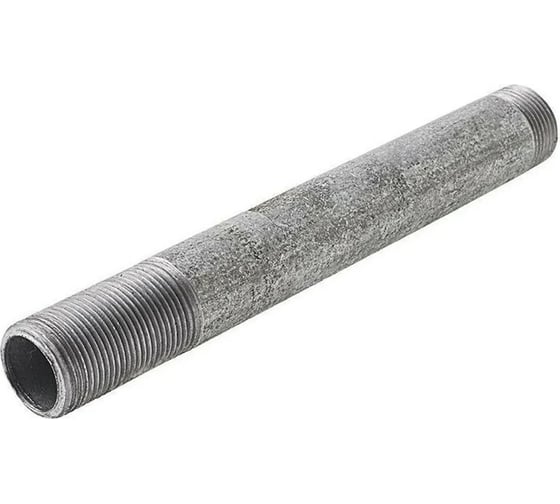 Изображение товара Стальной сгон ДТРД ДУ-20 мм, L-300 мм, оцинкованный 203001