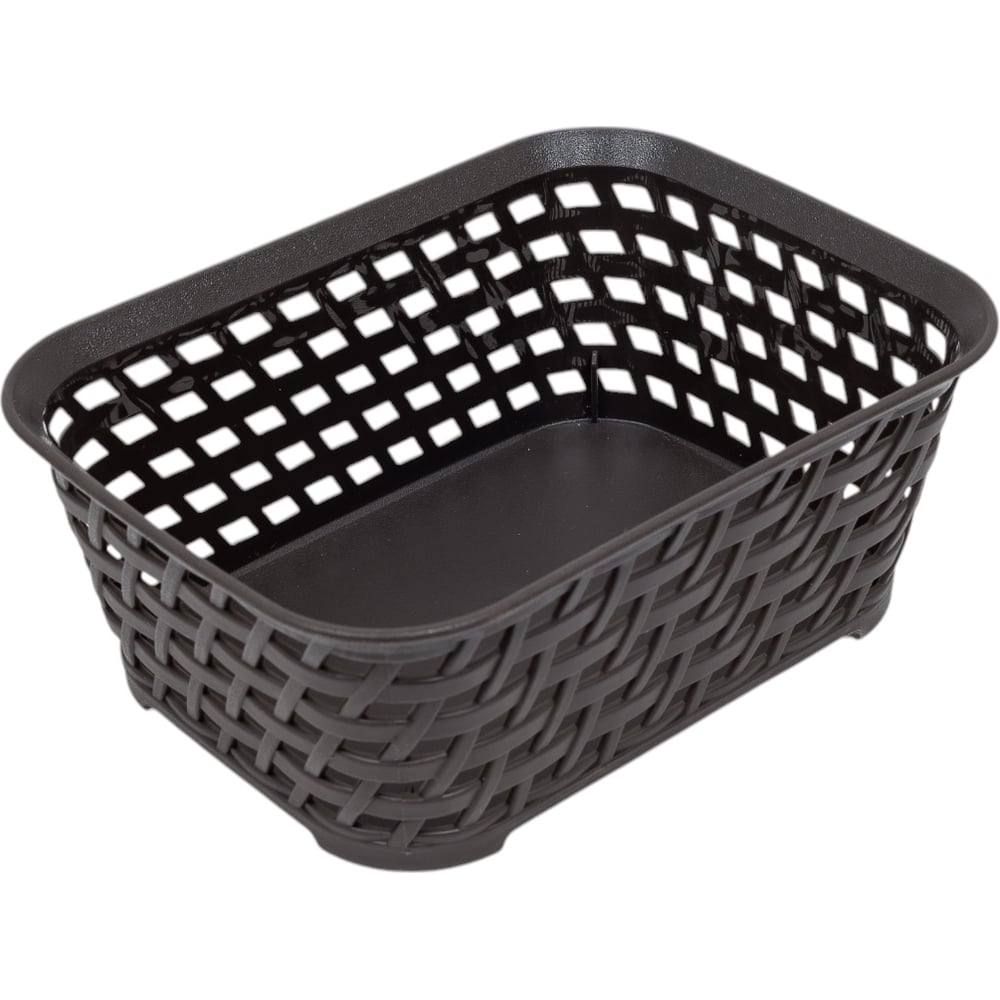 Изображение товара Ящик IDEA РОТАНГ 1л коричневый пластиковый для хранения мелких предметов