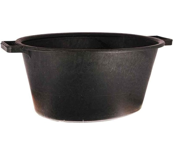 Изображение товара Таз овальный Пластматика 30л. цвет черный 93107872