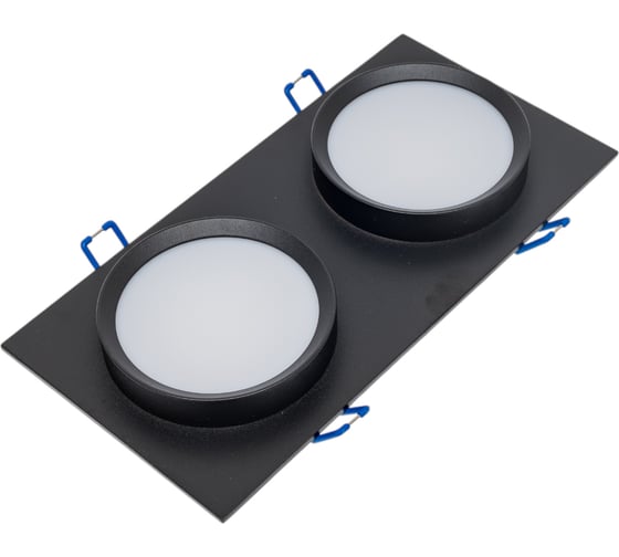 Изображение товара Светильник встраиваемый EKS GX53 ART INFINITY DUO черный, 220*110 мм, 0У-00001501