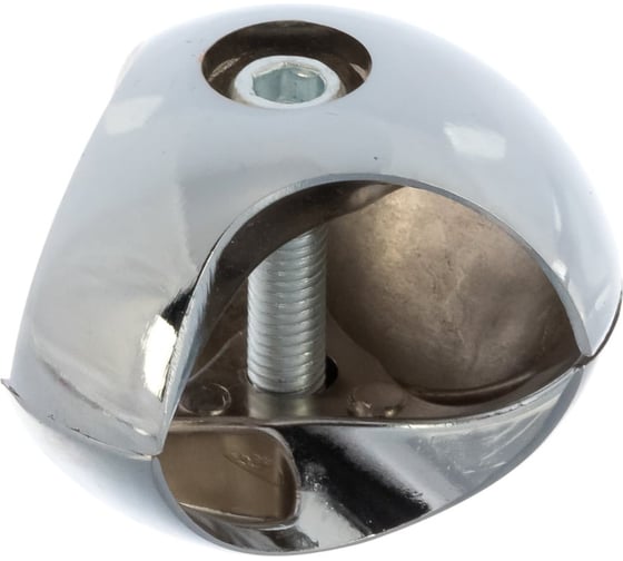 Изображение товара Держатель краб для 2-х труб паралельно Партнер хром, 1 шт. пакет 812805