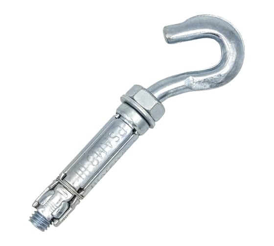 Изображение товара Анкер с крюком Партнер PSA-HB 8, ZN, 25 шт. БП ФАС 68616 25