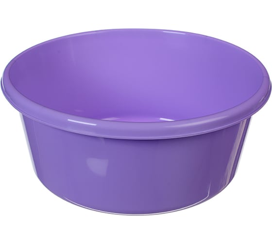 Изображение товара Таз IDEA круглый, 14 л, лиловый, М 2514 лиловый