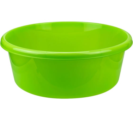 Изображение товара Таз IDEA круглый, 14 л, ярко-зеленый, М 2514 ярко-зеленый