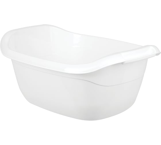 Изображение товара Таз IDEA овальный, 16 л, белый, М 2545 Белый
