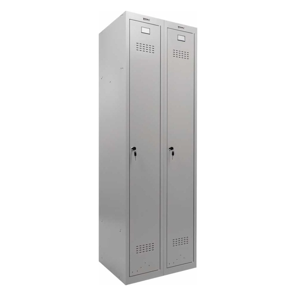 Изображение товара Металлический шкаф для одежды BRABIX LK 21-80 2 секции, 1830х800х500 мм, 37 кг 291129