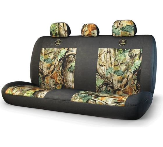 Изображение товара Чехол на заднее сиденье Зверобой брезентовая ткань, 1 комплект, летний камуфляж ZV/CHE-0400 S