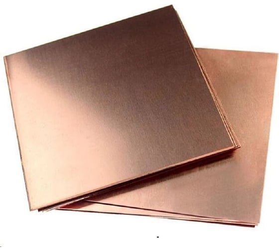 Изображение товара Лист медный АО КЗОЦМ 150x150x1,0 мм, заготовка для творчества 1 шт Л.М..150.150.1