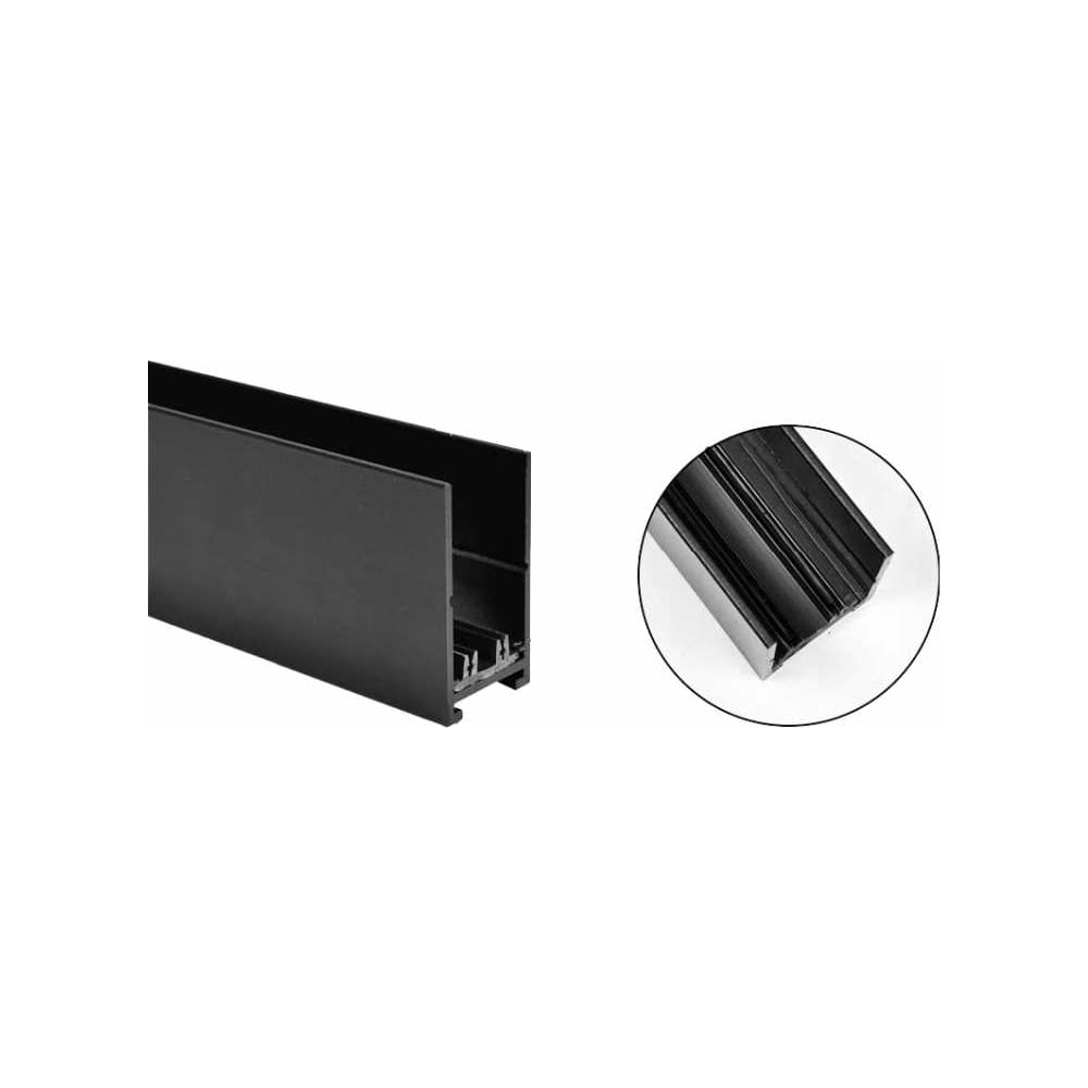 Изображение товара Трековый шинопровод EKS COLIBRI 220V 2000х31х57 мм черный для освещения