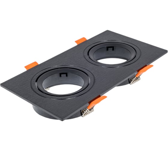 Изображение товара Светильник EKS MR16 ZOOM DUO черный, 172*92/150*70 мм, 0У-00001548