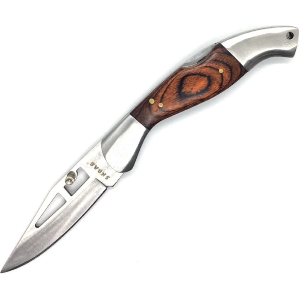 Складной нож SKRAB нож складной рукоятка дерево 200 мм t2022 468