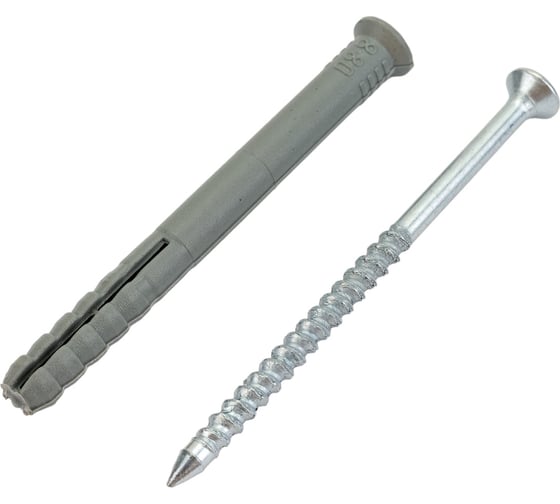 Изображение товара Потайной дюбель-гвоздь VIPкрепеж бортик, 8х80, 8 шт. 20820 VIP